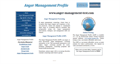 Desktop Screenshot of anger-management-profile.com